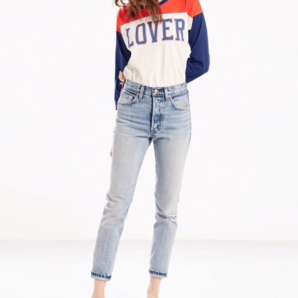 Levi’s 501 Skinny White Oak Jeans